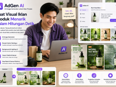 AdGen AI Bikin Visual Iklan Produk yang Lebih Menarik Tanpa Desain dan Photoshoot Mahal
