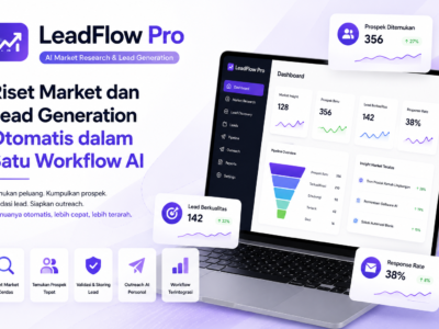 LeadFlow Pro - Riset Market dan Lead Generation Otomatis dalam Satu Workflow AI