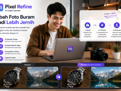 Pixel Refine Bantu Ubah Foto Buram Jadi Lebih Jernih dan Profesional dalam Satu Klik